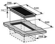 Obrázek k výrobku 958 - BIF300 30cm indukční varná deska s flexi zónou Baumatic